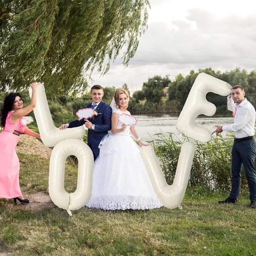Custom Mylar Balloon Letters - Large 40 Inch Beige Letter D for Girls' Birthday Party Decor