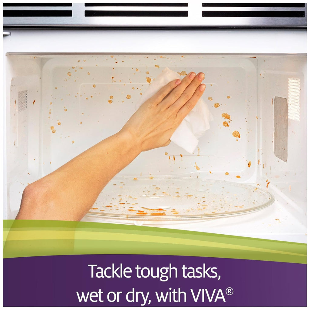 VIVA Choose-A-Sheet Paper Towels - Soft & Strong Cloth-Like Texture - 6 Big Rolls for Ultimate Clean