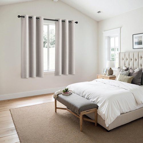 MIULEE Blackout Curtains - Thermal Insulated Room Darkening Drapes for Bedroom & Living Room | 40 x 45 Inches, 2 Panels