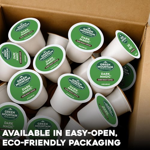 Green Mountain Coffee Roasters Dark Magic K-Cup Pods - Dark Roast Coffee, 72 Count for Rich Flavor