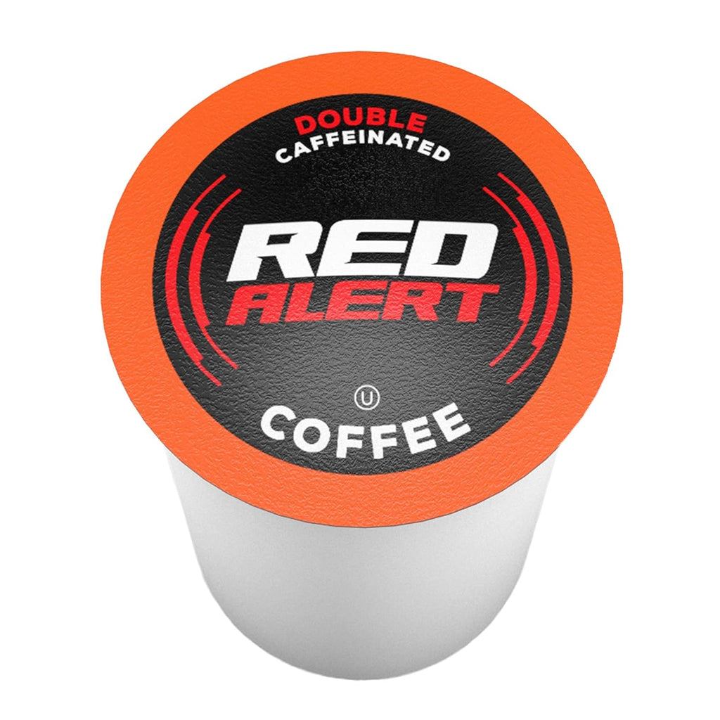 Red Alert Coffee Extra Strong Coffee Pods - Recyclable & Compatible With 2.0 Keurig Brewers | 40 Count