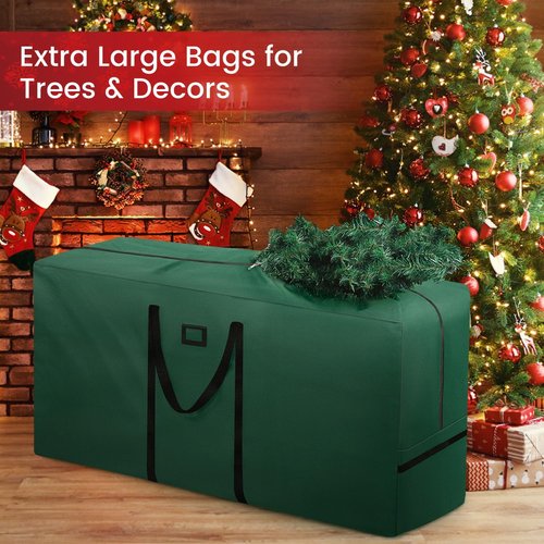 Heavy Duty 600D Oxford Christmas Tree Storage Bag by [Brand Name] - Extra Large with Reinforced Handles & Dual Zipper