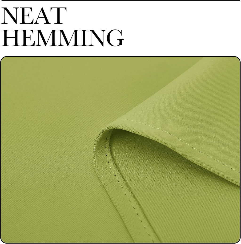 NICETOWN Blackout Curtains - Fresh Green Thermal Insulated Drapes for Small Windows | 40" Length, 2 Panels