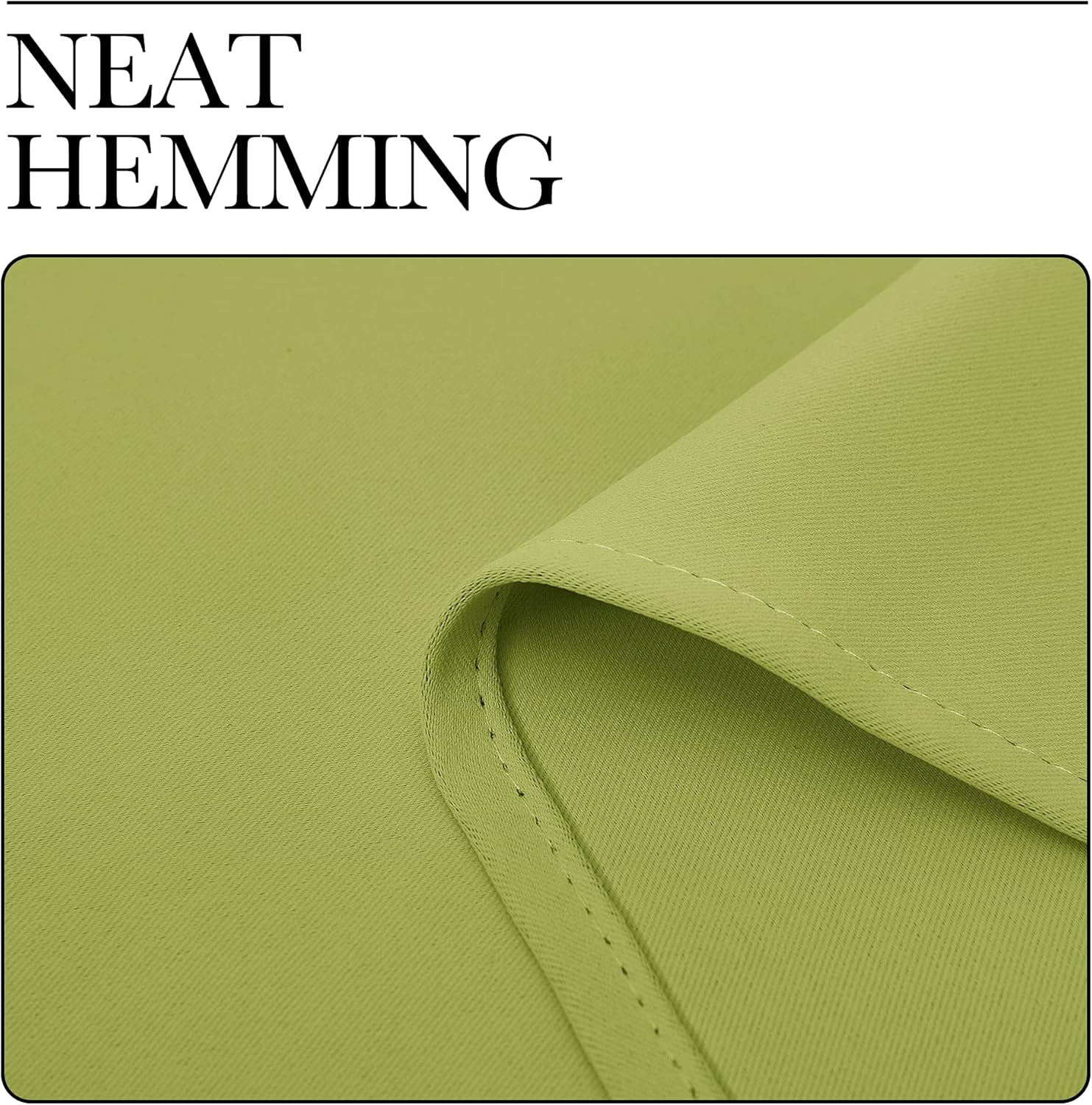 NICETOWN Blackout Curtains - Fresh Green Thermal Insulated Drapes for Small Windows | 40" Length, 2 Panels