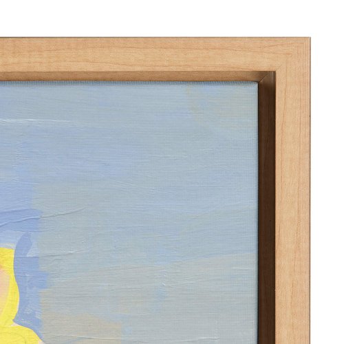 Kate and Laurel Sylvie April Morning Framed Canvas Wall Art by Kate Aurelia Holloway, 23x33 Natural