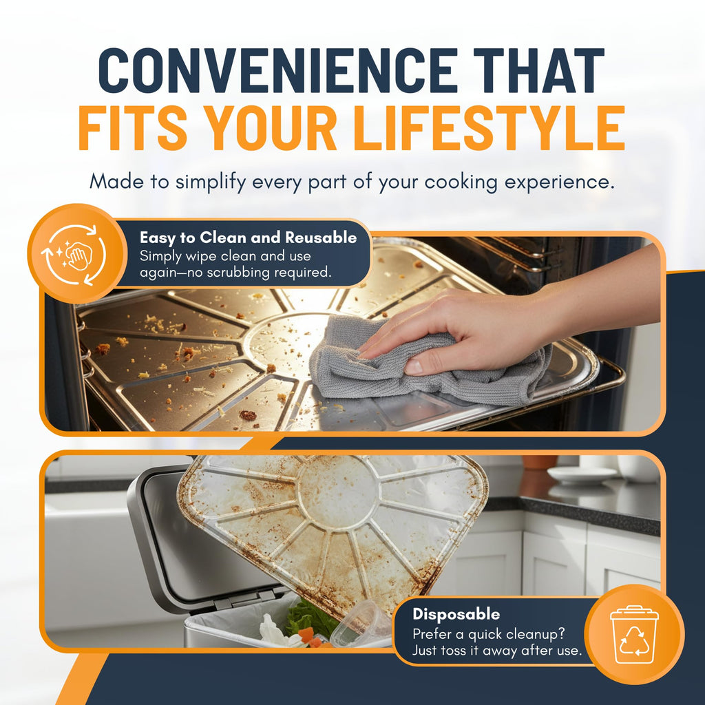 Aluminum Oven Liners for Bottom of Oven (20 Pack), Disposable Foil Oven Liners for Bottom of Oven, Oven Drip Pans, Oven Liners for Bottom of Electric Oven and Gas Oven, Oven Liner, 18.5" x 15.5”