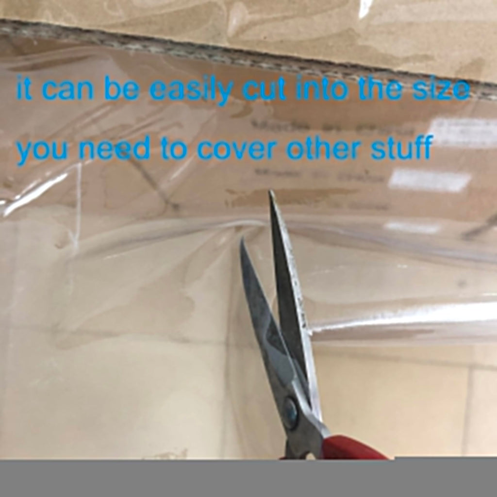 Walrus Clear Vinyl Tablecloth Protector Waterproof/Oil-Proof Rectangle Plastic Transparent Sheet Table Cover 54X102 Inch