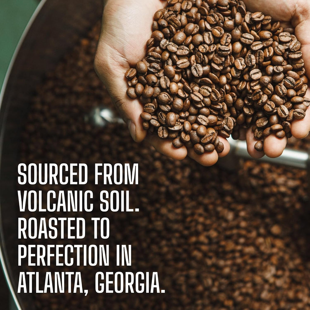 Volcanica Espresso Beans - Decaf Dark Roast Whole Bean Coffee | Bold Sweet Flavor, 16 oz