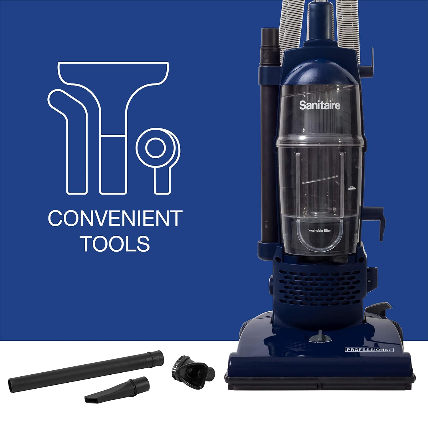 Sanitaire Professional Bagless Upright Vacuum - Powerful Commercial Cleaning with Tools | SL4410A