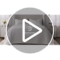 Oversized King Quilt Set (112" x 106") - Soft Lightweight Bedspread & Shams