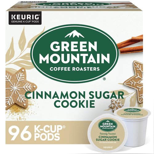 Green Mountain Coffee Roasters Cinnamon Sugar Cookie K-Cup Pods - Light Roast Coffee, 96 Count