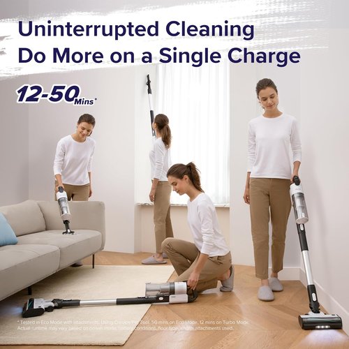 LEVOIT Cordless Vacuum Cleaner - Powerful Suction, Tangle-Resistant Design, Lightweight & Versatile | LVAC-200