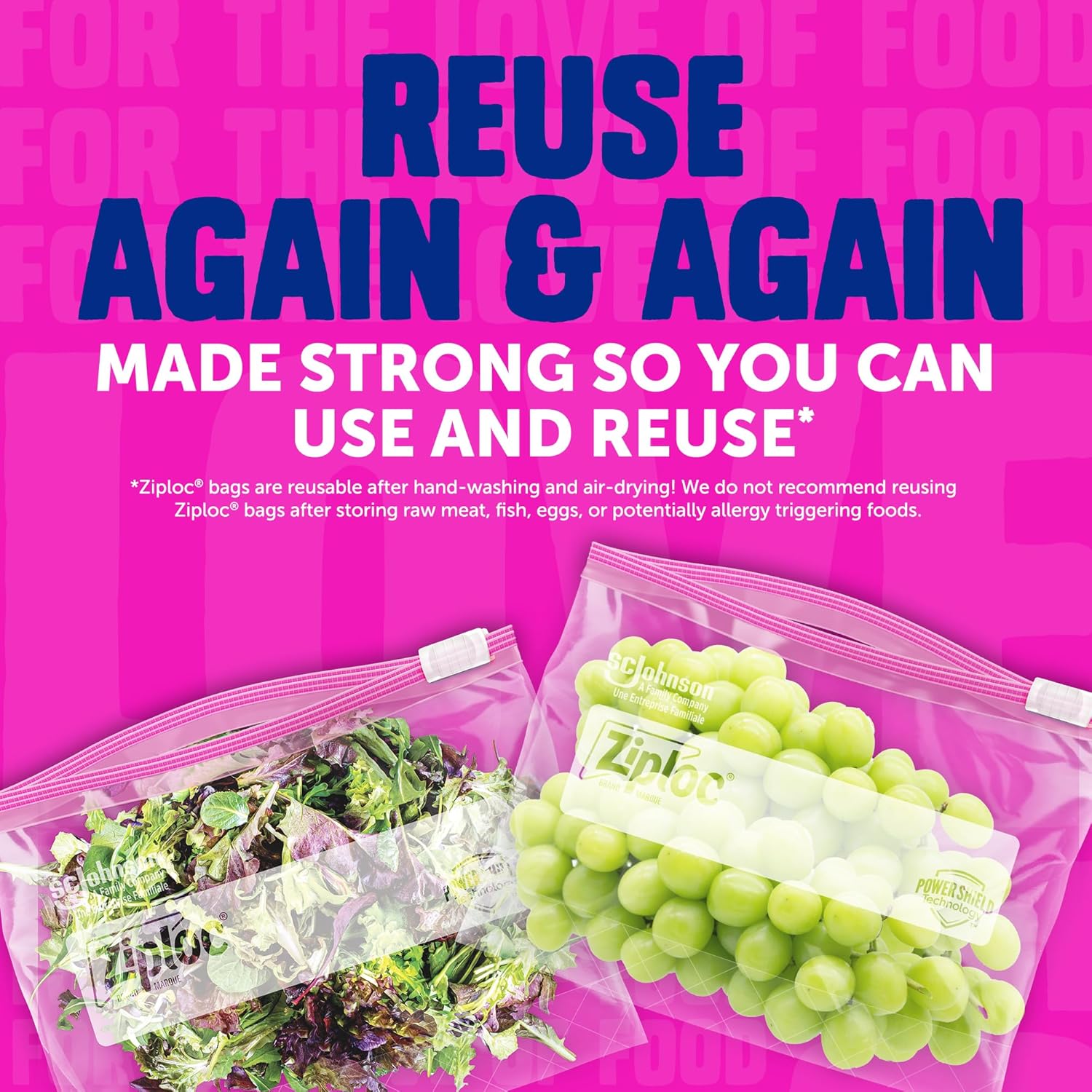 Ziploc Gallon Food Storage Bags - Power Shield Technology for Enhanced Durability | 68 Count