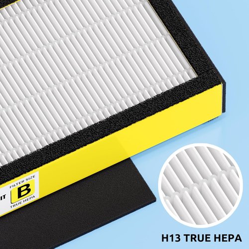 Guardian Technologies FLT4825 HEPA Filter B - 3 True HEPA & 9 Carbon Filters for AC4825E, AC4300, AC4900, AC4850 Air Purifiers