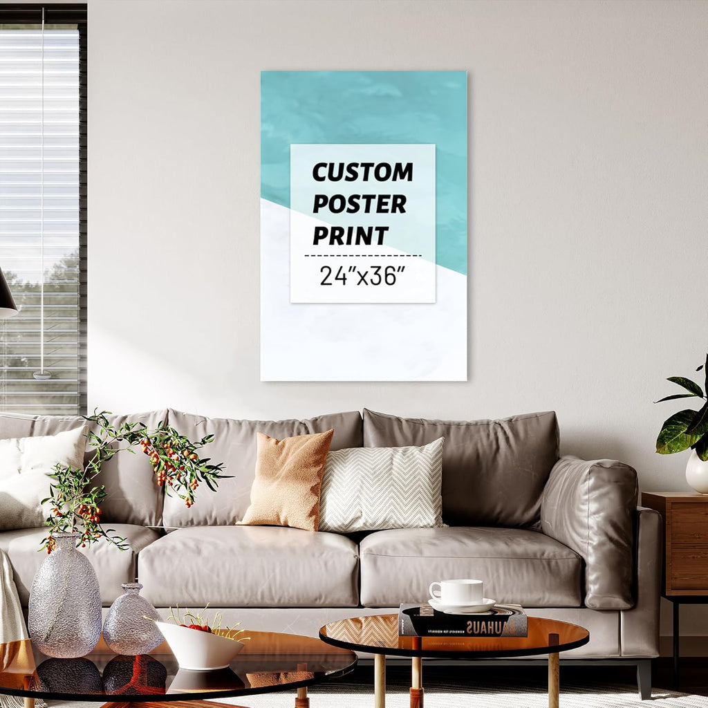 Shihuakou Custom Poster - 24x36 Inch Personalized Photo Wall Art Print for Unique Home Decor