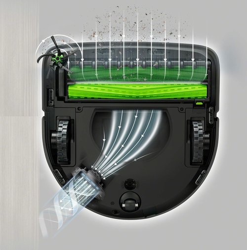 iRobot Roomba S Series Replacement Dual Multi-Surface Rubber Brushes - Authentic Parts, Green