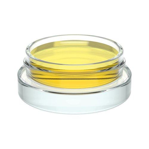 Oil Slick 90pcs Thick Bottom Low Profile 7ml Glass Jars with Black Lids : Air tight container (Black Lids)