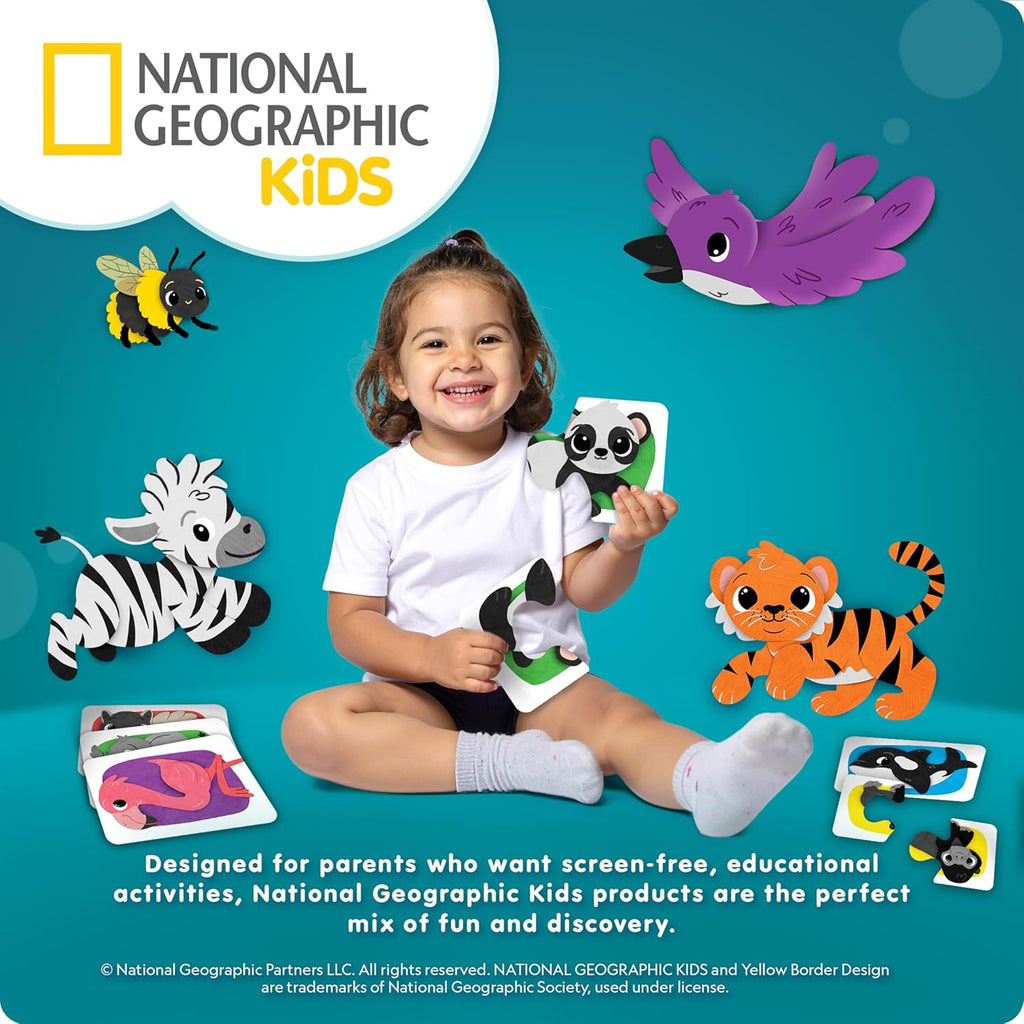 National Geographic Kids Stepping Stones - 12-Piece Obstacle Course for Ages 3+ | Foam Dice & Non-Slip Base