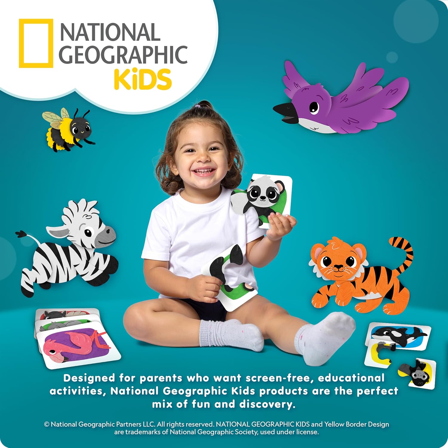 National Geographic Kids Stepping Stones - 12-Piece Obstacle Course for Ages 3+ | Foam Dice & Non-Slip Base