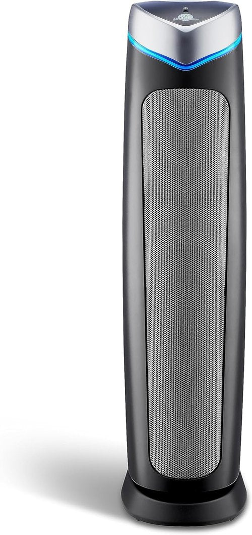 GermGuardian 5-In-1 HEPA Air Purifier - Large Room Coverage Up to 915 Sq. Ft. | UV-C Light & Odor Reduction, Gray