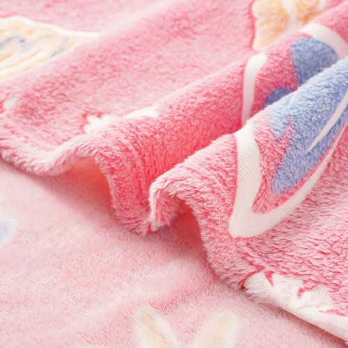 Bunnikins & Clover Butterfly Glow in The Dark Blanket for Daughters, Soft Kids Blankets for Christmas Halloween Birthday Valentines Gifts,50"x60"