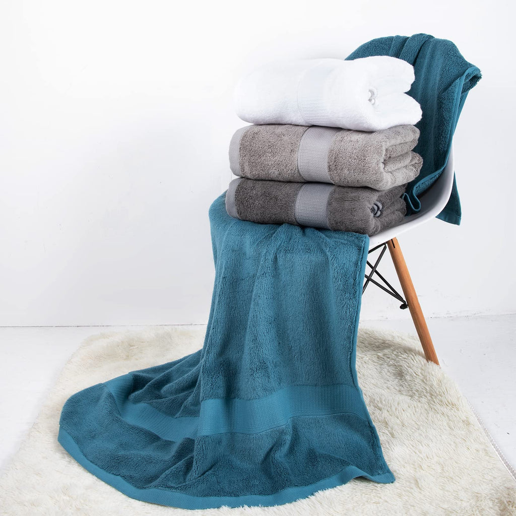 CANFOISON Extra Large Bath Towels Sheet for Body, for Sensitive Skin, 1 Pack Dark Grey for Adult Kids Baby,for Luxury Hotels Gym Spa Super Soft Highly Absorbent Oversized Towels 35" x 70"