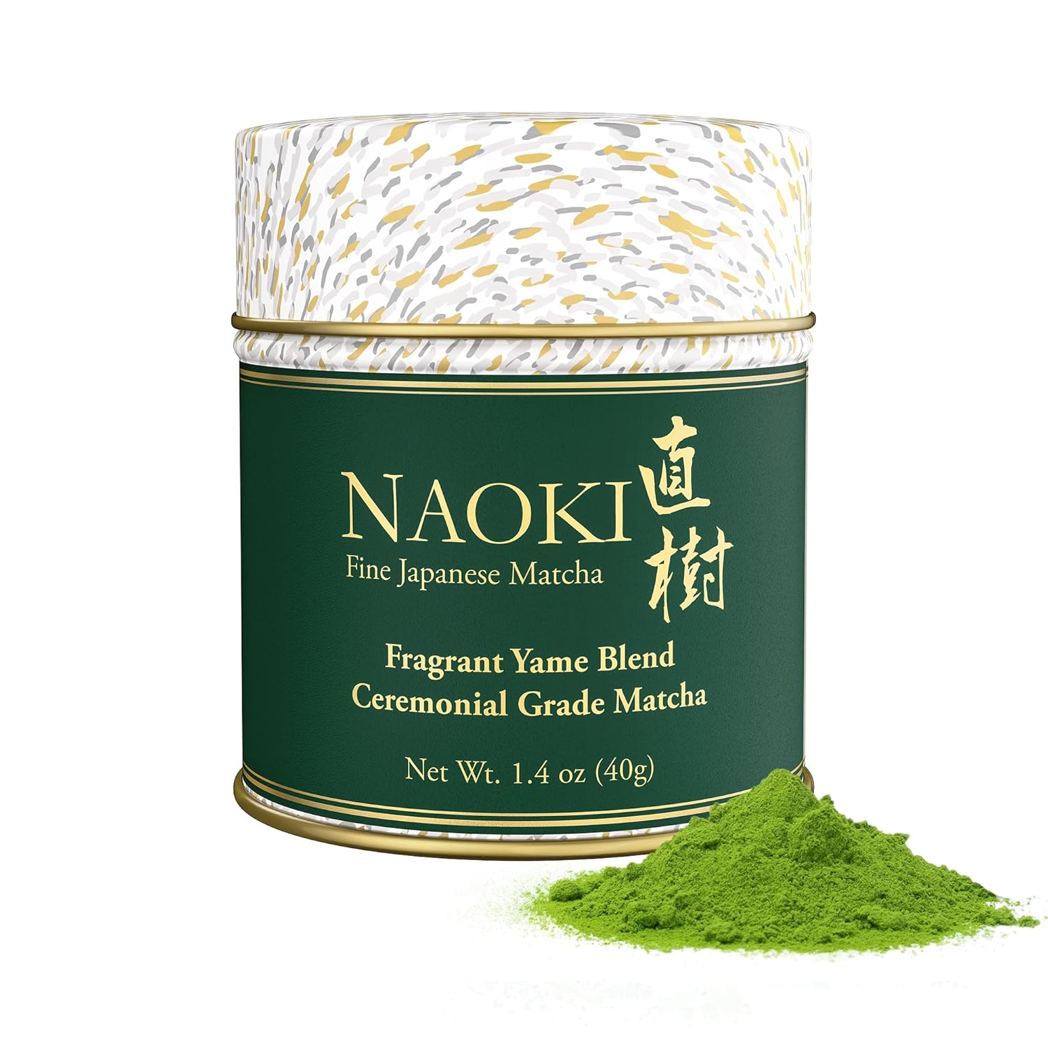 Naoki Matcha Green Tea Powder - Authentic Japanese First Harvest Yame Blend (40g / 1.4oz)