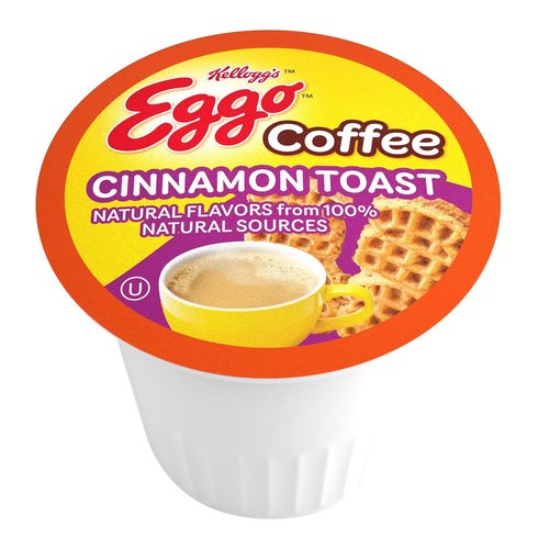 Eggo Beverages Cinnamon Toast Waffle Coffee Pods - Fair Trade Certified, 40 Count | Perfect for Keurig K Cup Brewers