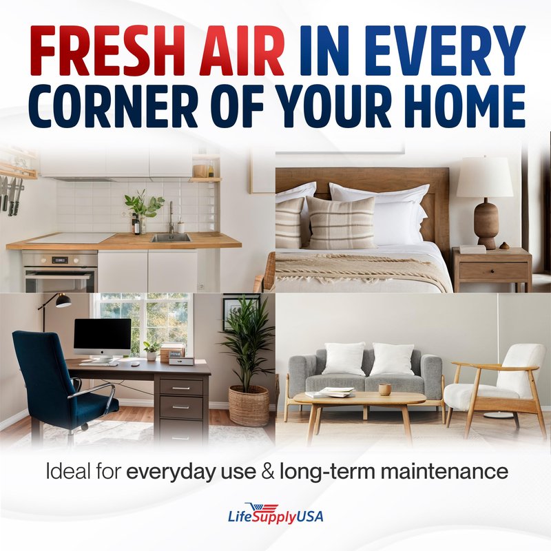 True HEPA Filter Replacement Compatible with Honeywell 21500 21600 Sears Kenmore 833308 Air Purifiers by LifeSupplyUSA