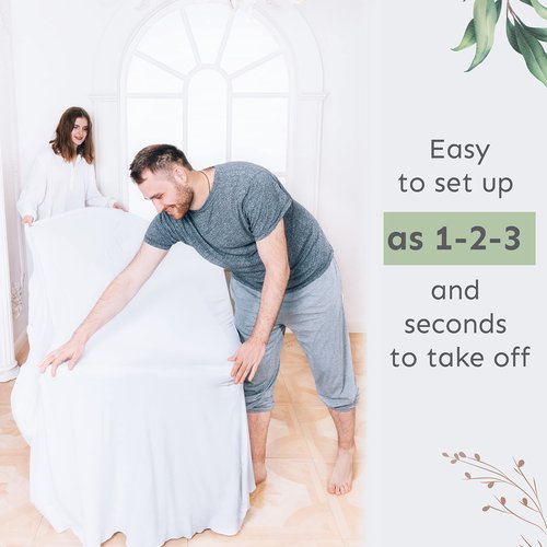 Destination 6ft Rectangular Table Skirt - Wedding Spandex Table Covers - One Piece Fitted Stretchy Tablecloth - Wrinkle Resistant Ruffles - Great for Party, Banquet (White, 72" x 30")