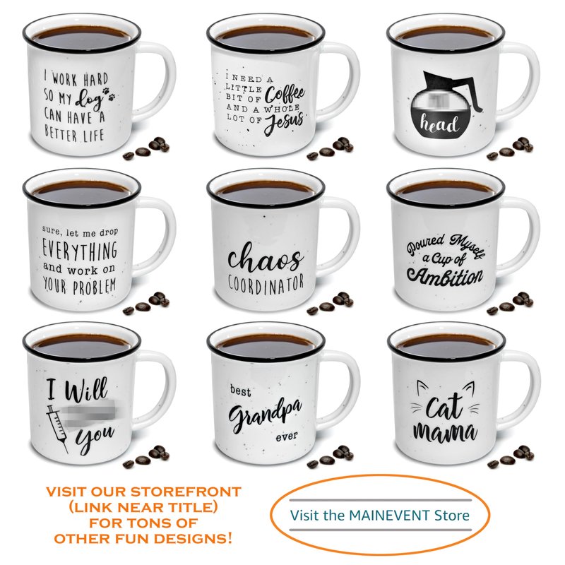 MAINEVENT His And Hers Mugs Set Of 2 Coffee Mug 11 Ounce, Cute Matching Coffee Mug Couples for Anniversary, Engagement Him Her Gift