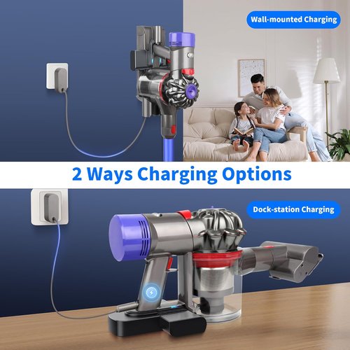 Dyson 8000mAh Replacement Battery - 21.6V Li-ion for V8 Animal/Absolute/Fluffy/Motorhead Vacuums