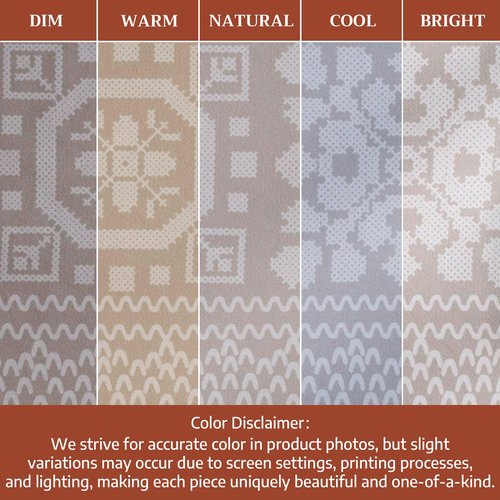 Maison d' Hermine Table Cloth Rectangle Table 100% Cotton 60 x 90 Inches Fall Tablecloth Reusable Everyday Use for Thanksgiving Christmas Decorations Dining Farmhouse Party (Cozy Christmas)