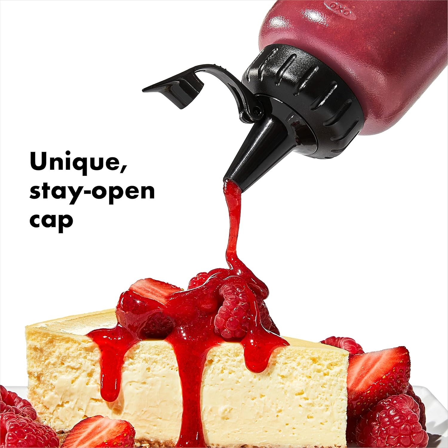 OXO Good Grips Squeeze Bottle Set - Medium 5 Pack for Easy Dispensing and Storage