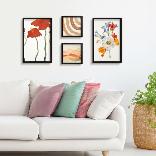 LaVie Home 11x17 Picture Frame - Classic Black Display Frames with HD Plexiglass | 2-Pack for Vertical/Horizontal Use