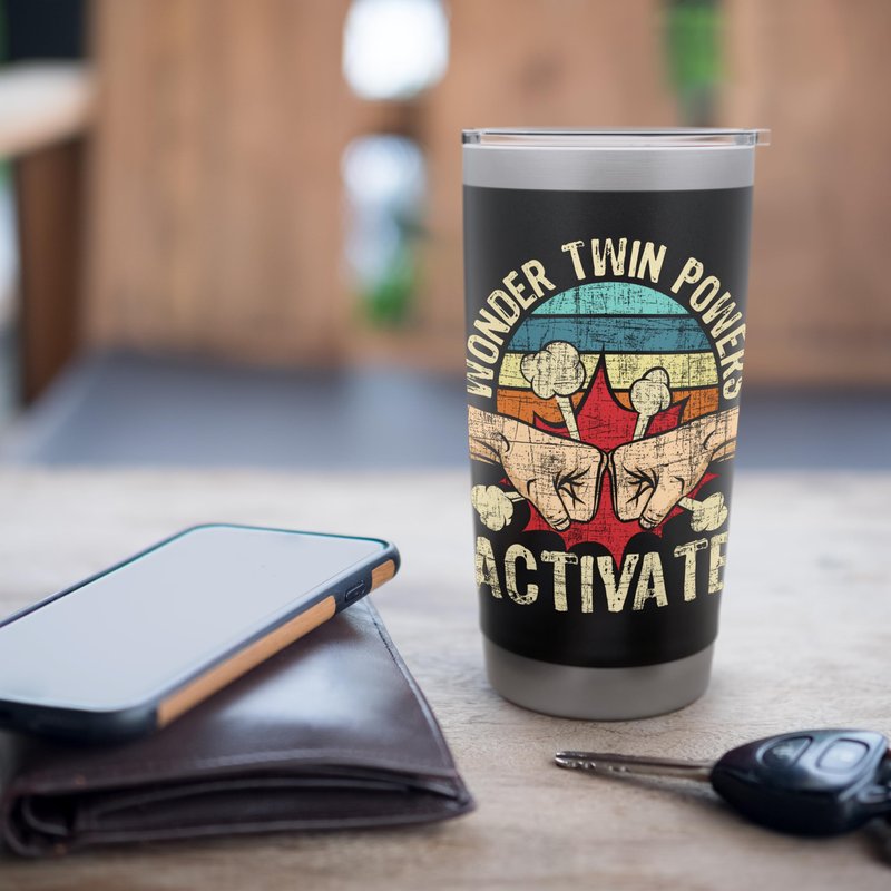 Wonder Twin Powers Activate - Twins Brother Sister Sibling Stainless Steel Insulated Tumbler