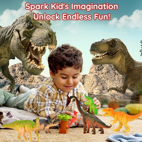 Advent Calendars 2025 - Kids Dinosaur Toys | 24-Day Countdown Christmas Gift for Boys & Girls Ages 3-6