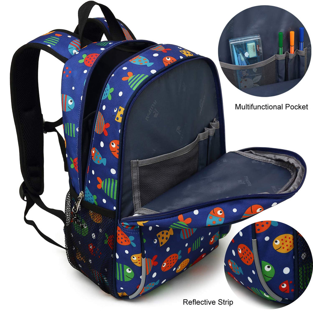 COTEetCI Kids Backpacks School Bags for Children Backpack Kids Shoulder Bag For Boys Girls - Blue