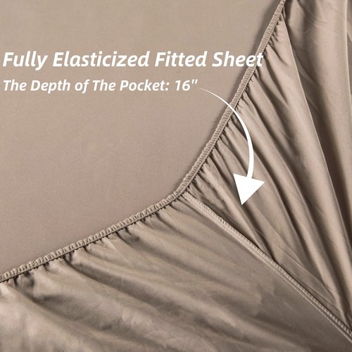 PERFEMET 6 Pcs Comforter Set Full Size Grey Camo Comforter Bed Sets with Sheets for Boys Girls Teens Farmhouse Camouflage Amy Style Bedding Bed in a Bag for All Season(Full, Grey)