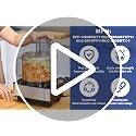 4-Tab Food Processor Work Bowl Cover for 14-Cup Models DLC-005AGTXT1