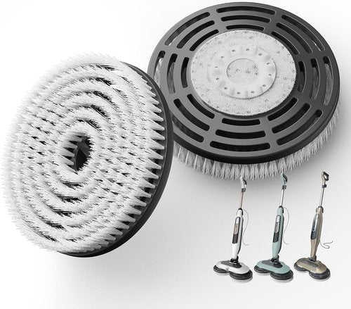 AIR U+ Steam Mop Replacement Brush Pads - Upgraded for Shark S8201/S8001/S7201/S7000 Series (2 Count)
