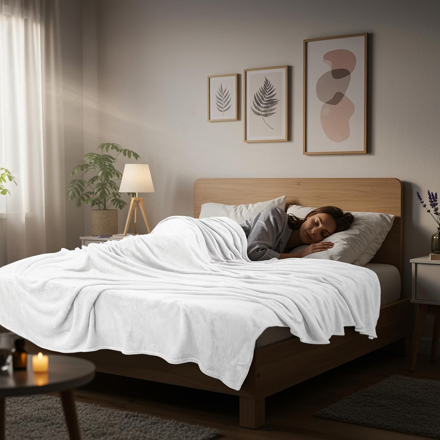 Utopia Bedding Fleece Blanket - Ultra Soft & Warm Queen Size (90x90 Inches) | Cozy All-Season Home Decor Gift