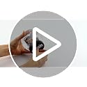 DIY Double-Sided Photo Snow Globe - Sphere Picture Frame with Black Base
