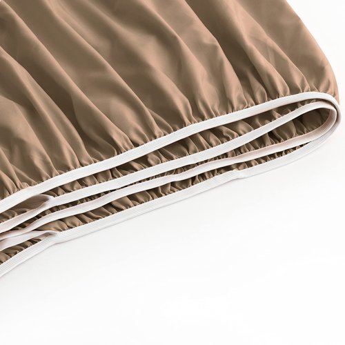Manyshofu Queen Extra Deep Pocket Fitted Sheet Only - 1800 Thread Count Hotel Deep Fitted Sheet Up to 24 Inches Mattress, Taupe Bottom Sheet 18-24 Inch Microfiber Deep Queen Mattress Sheet