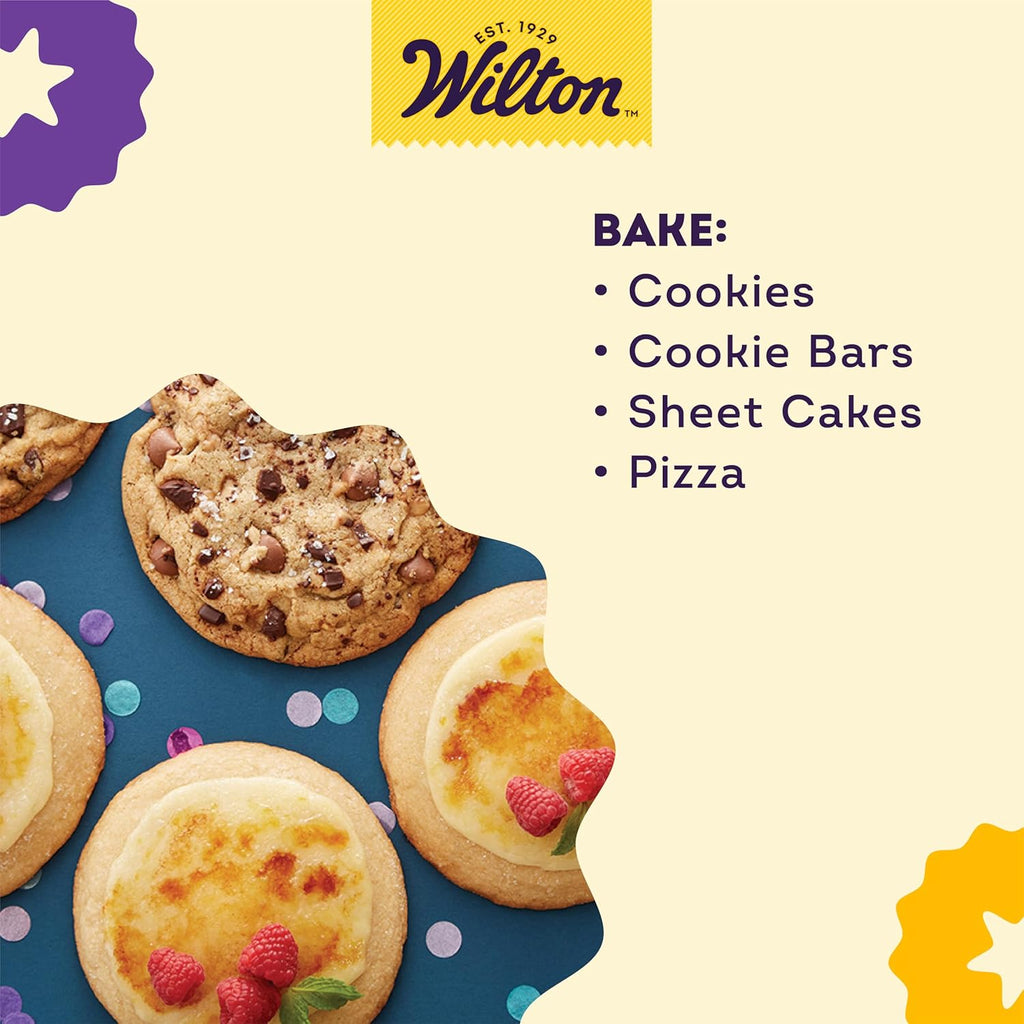 Wilton Platinum Non-Stick Bakeware - Premium Anti-Warp Large Baking Sheet, 11x17 in, PFAs Free