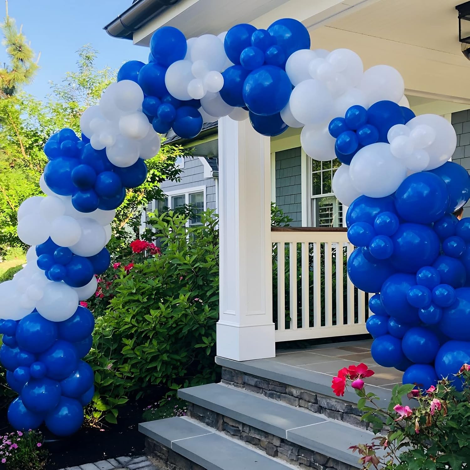 Voircoloria Royal Blue Balloons - 105pcs 12-Inch Party Balloons for Birthdays & Celebrations