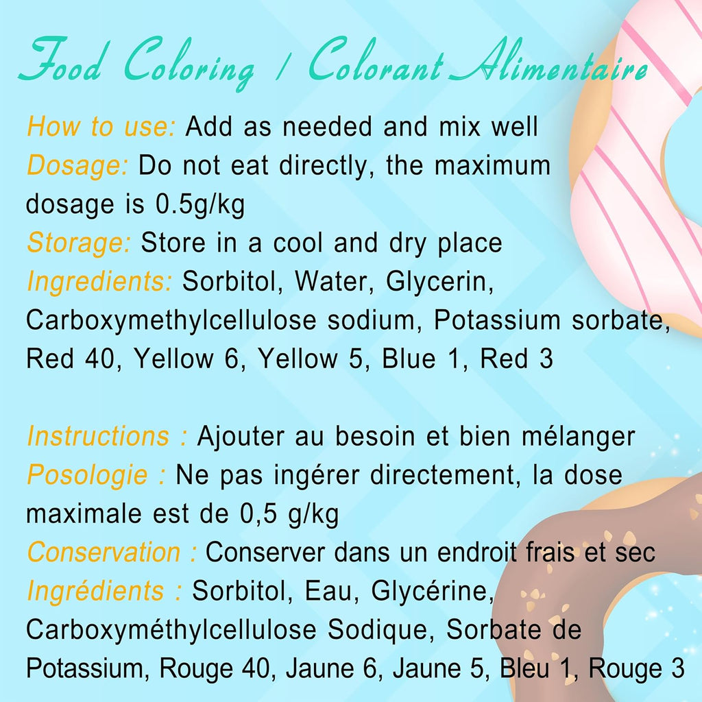 Vivid Food Coloring by [Brand Name] - Tasteless Liquid Dye for Baking & Crafts | 6 fl. oz / 160ml (White)