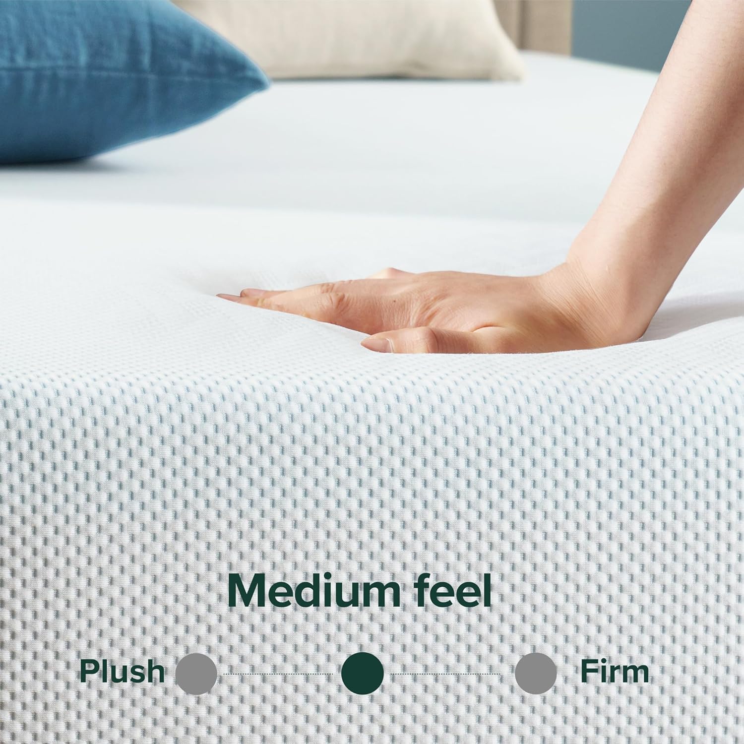 Zinus 12 Inch Green Tea Memory Foam Mattress - King Size, Cooling Gel, Medium Firm, Fiberglass Free