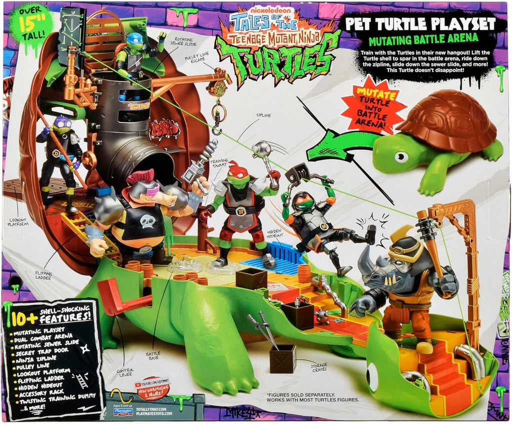 Playmates Toys Teenage Mutant Ninja Turtles Playset - Interactive Tales of The Pet Turtle