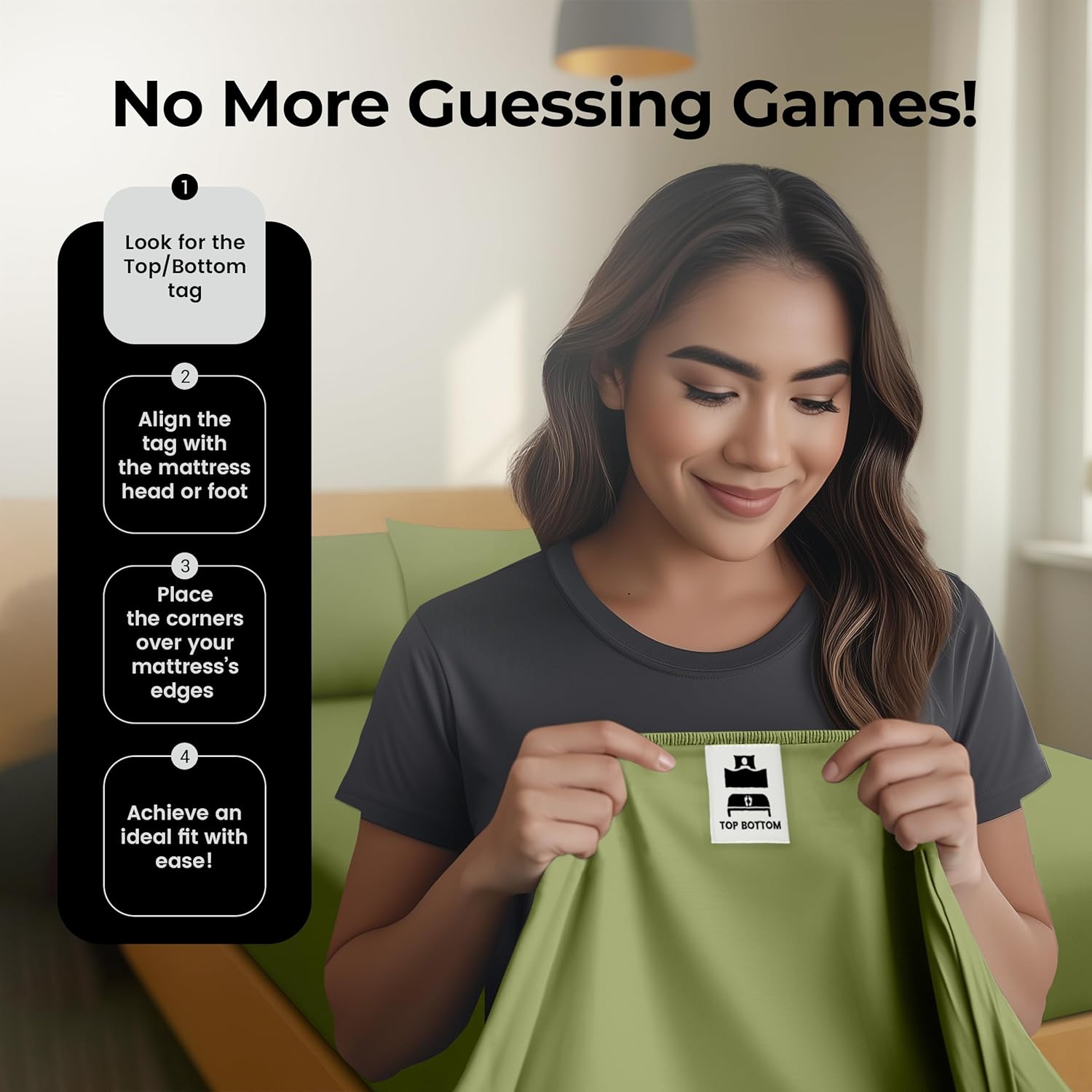 Utopia Bedding Queen Fitted Sheet - Soft Microfiber - Deep Pocket, Shrinkage & Fade Resistant | Olive Color